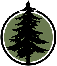 conifer tree silhouettes style 1 icon